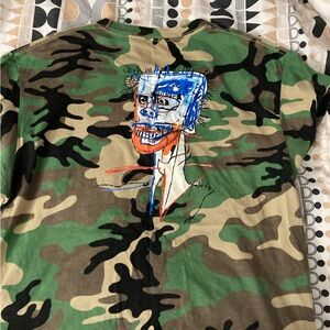 DC Green Camouflage Artistic Tee